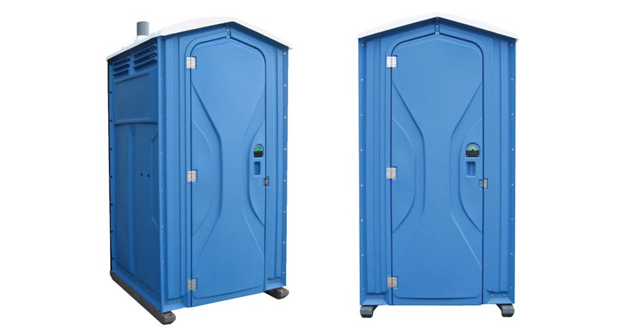 Long-term porta potty units on site in Tifton, Georgia